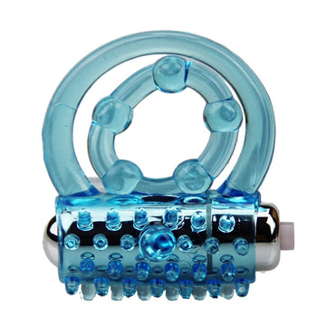 Double Penis Rings Vibrator For Men and Couples / Delay Cock Ring Enhance Lasting / Adult Sex Toys - EVE's SECRETS